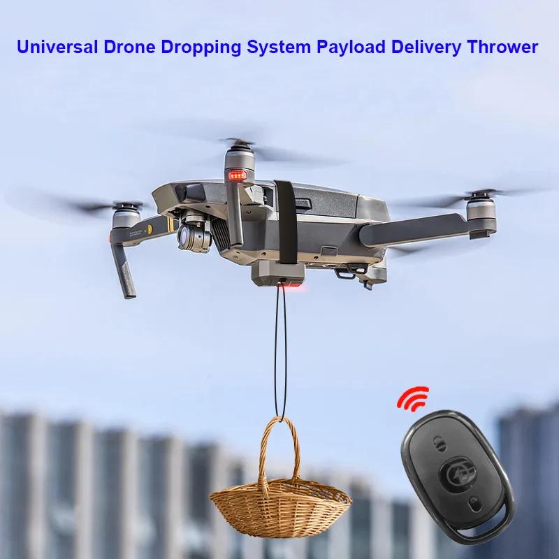 Universal Drone Airdrop Thrower System 2.4 Remote Control General Payload Delivery Thrower Air Dropper Device Drone